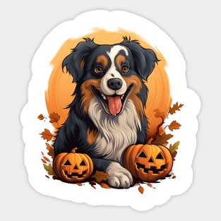 Halloween Australian Shepherd Dog #3 Sticker